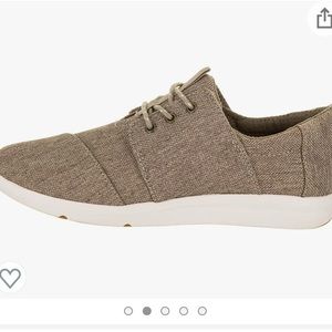 Toms Del Rey Desert Taupe Poly Canvas Sneakers